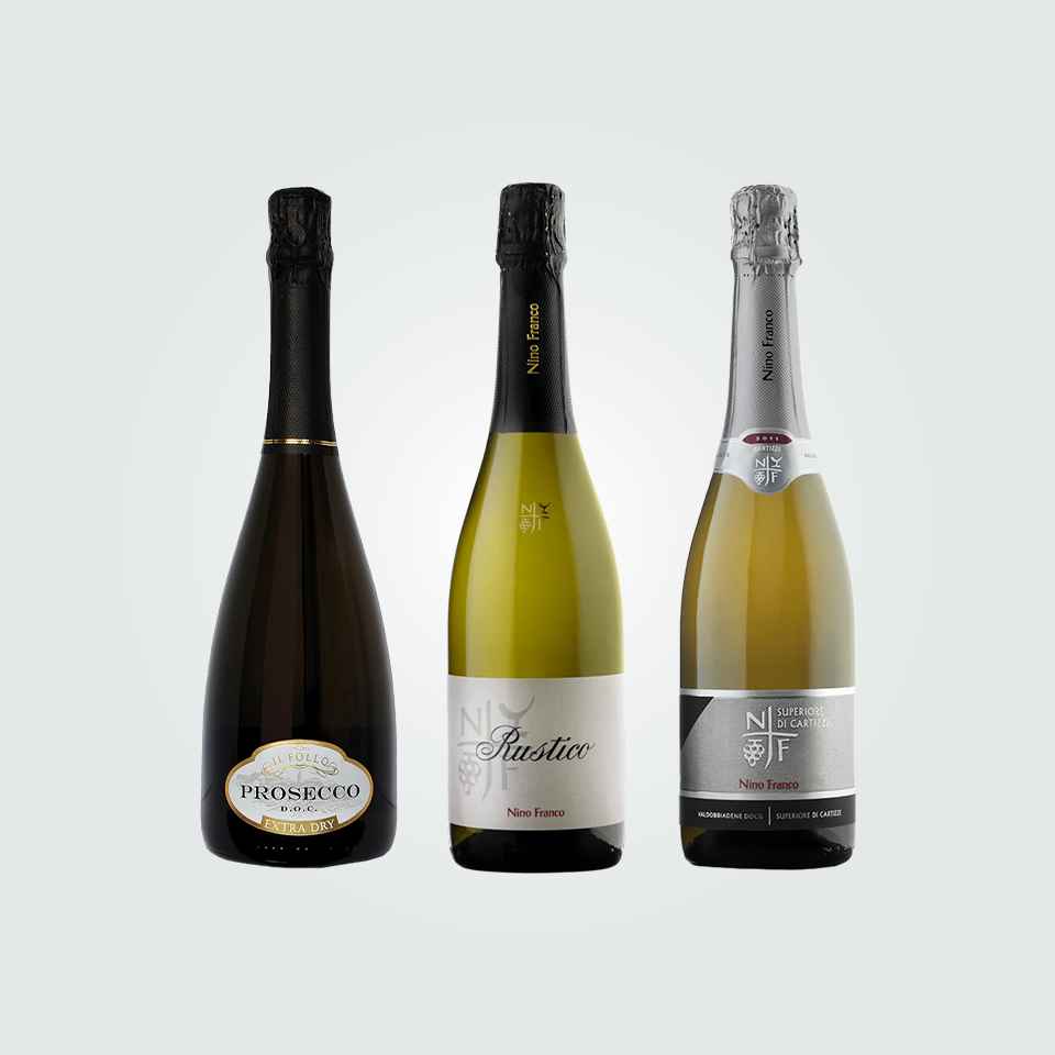 The Luxe Prosecco Three Bottle Collection