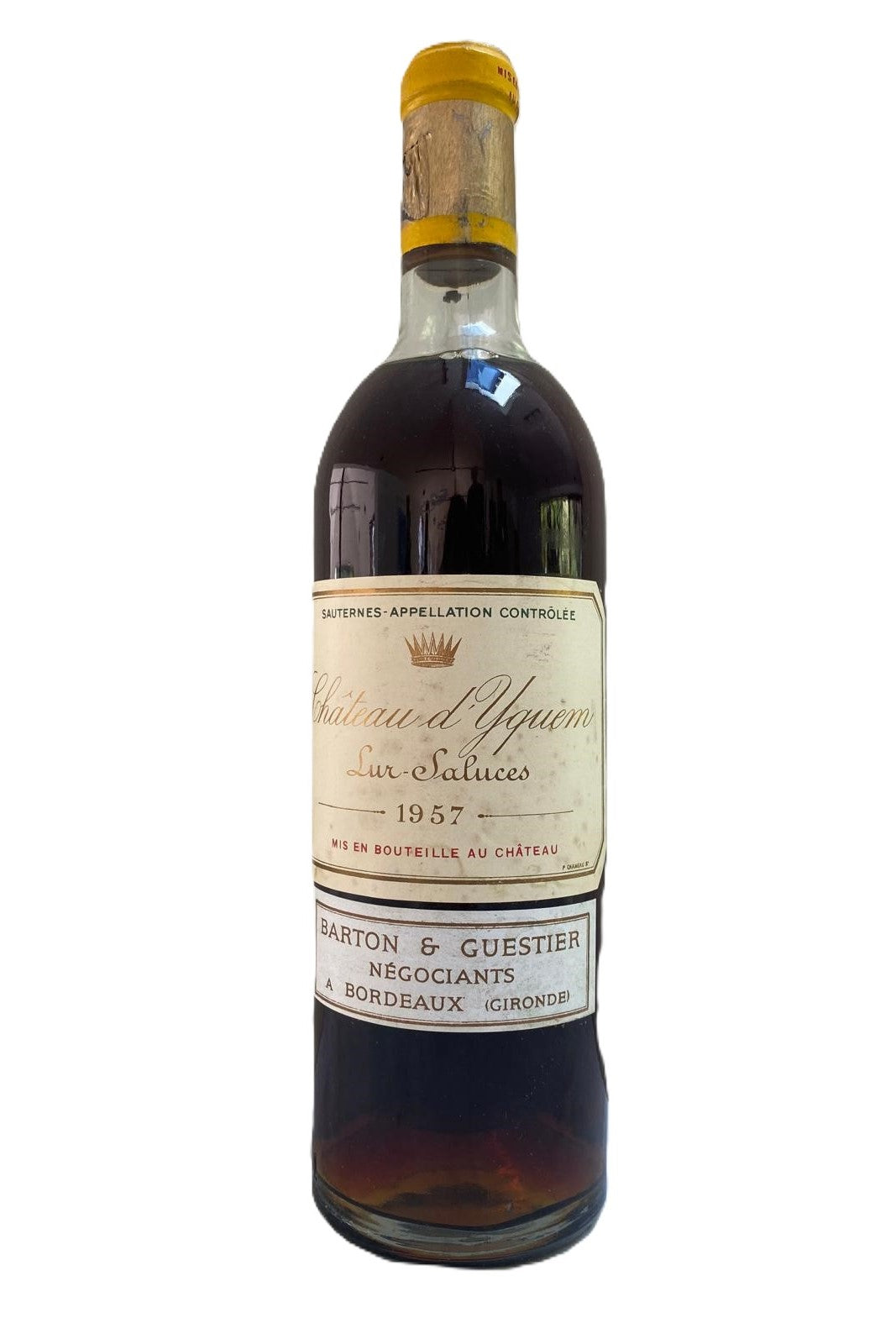 Château d'Yquem Sauternes AOC 1er Cru Supérieur 1957