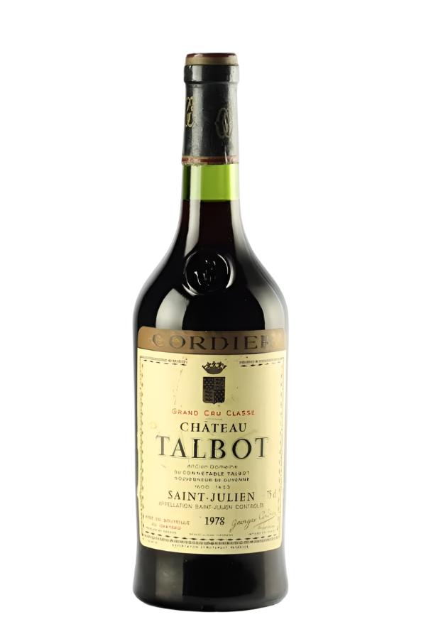 Château Talbot AOP Saint Julien 4ème Cru Classé 1978