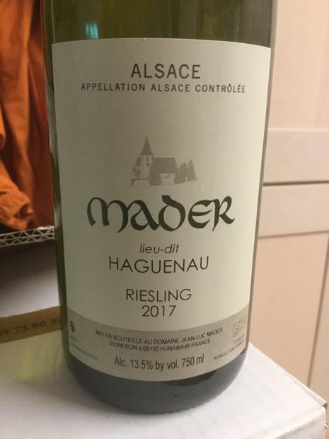 Riesling Alsace Lieu-Dit Haguenau 2019