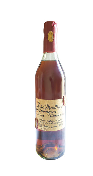 J de Malliac - Armagnac Annee 1929 bottled in 1989